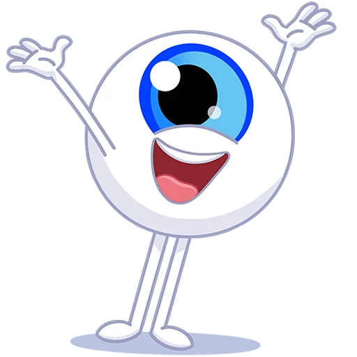 👋 Стикер «Глазки Без Текста» для Telegram