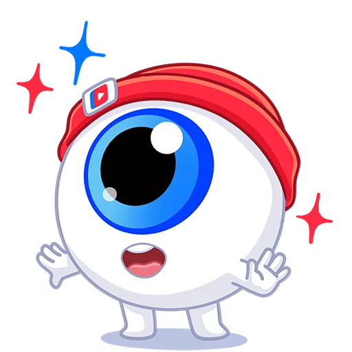😍 Стикер «Глазки Без Текста» для Telegram