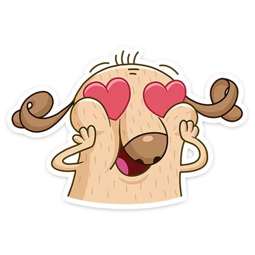 😍 Стикер «Дигги и Зак» для Telegram