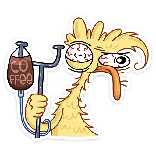 ☕ Стикер «Дигги и Зак» для Telegram
