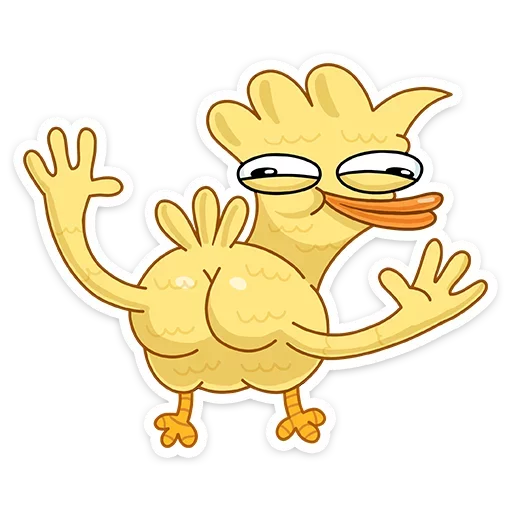 😬 Стикер «Дигги и Зак» для Telegram