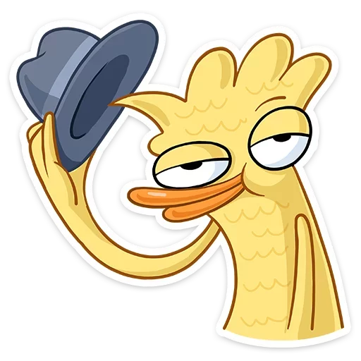 🎩 Стикер «Дигги и Зак» для Telegram
