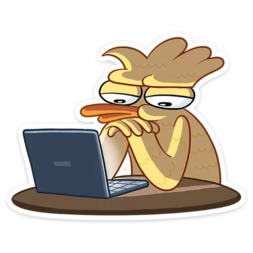 ☺ Стикер «Дигги и Зак» для Telegram