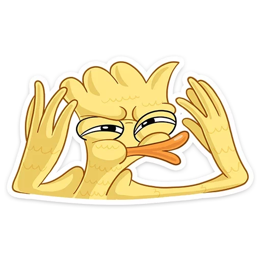 😠 Стикер «Дигги и Зак» для Telegram