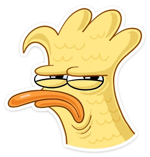 🙁 Стикер «Дигги и Зак» для Telegram