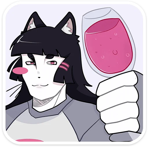 🍷 Стикер «Зизи» для Telegram