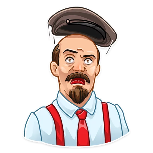 😨 Стикер «Lenin» для Telegram