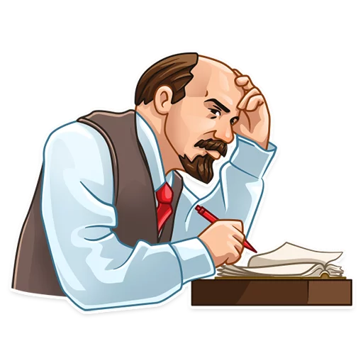 ✍ Стикер «Lenin» для Telegram
