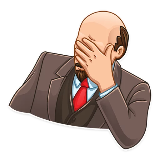 🤦 Стикер «Lenin» для Telegram