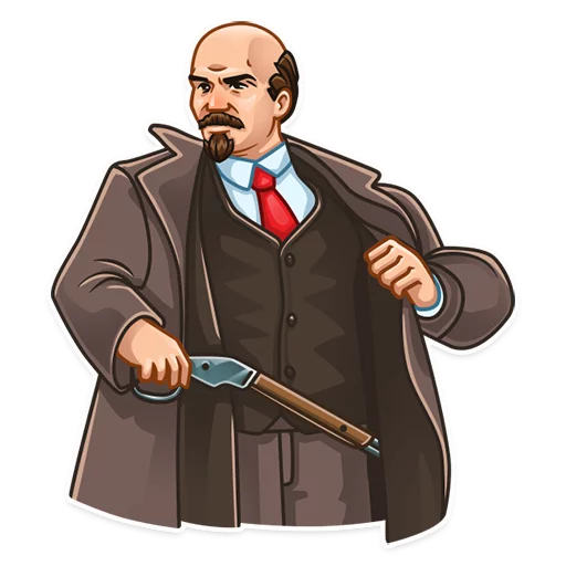 🔫 Стикер «Lenin» для Telegram