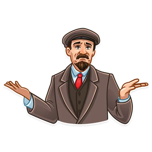 🤷 Стикер «Lenin» для Telegram