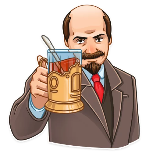 ☕ Стикер «Lenin» для Telegram