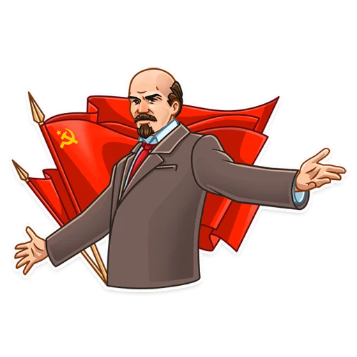 🚩 Стикер «Lenin» для Telegram
