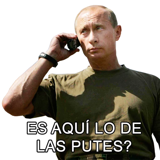 😇 Стикер «Vladimir Putin» для Telegram