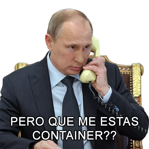 ⁉ Стикер «Vladimir Putin» для Telegram