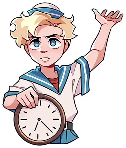 ⏰ Стикер «Матрос Владик без надписей» для Telegram