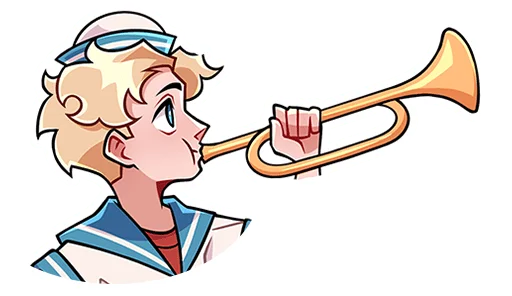 😱 Стикер «Матрос Владик без надписей» для Telegram