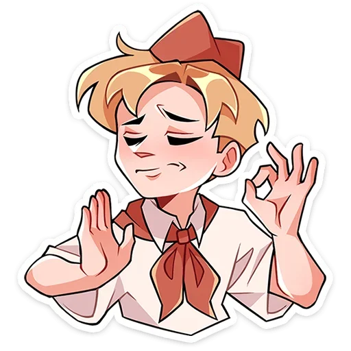 👌 Стикер «Пионер Владик без надписей» для Telegram