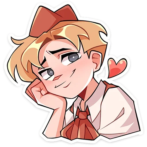 ☺ Стикер «Пионер Владик без надписей» для Telegram