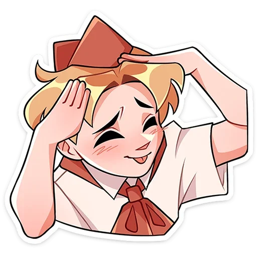 🤯 Стикер «Пионер Владик без надписей» для Telegram