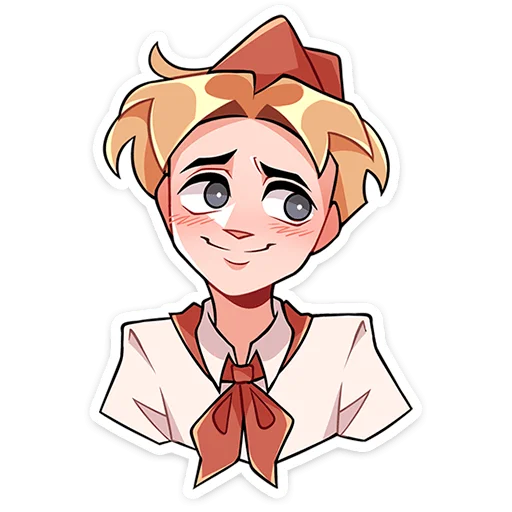 🥺 Стикер «Пионер Владик» для Telegram