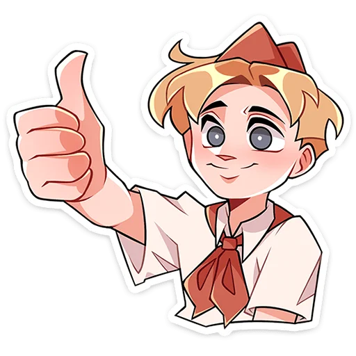 👍 Стикер «Пионер Владик» для Telegram