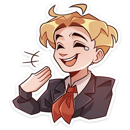 🤣 Стикер «Школьник Владик без надписей» для Telegram
