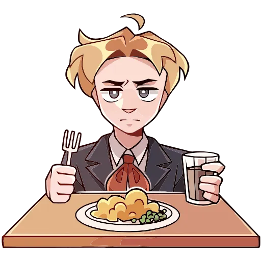 🍽 Эмодзи «Школьник Владик» для Telegram