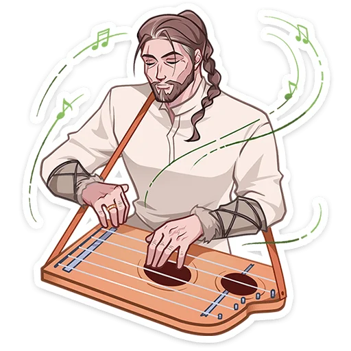 🎸 Стикер «Владимир» для Telegram