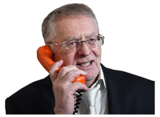 📞 Стикер «Владимир Вольфович Жириновский» для Telegram