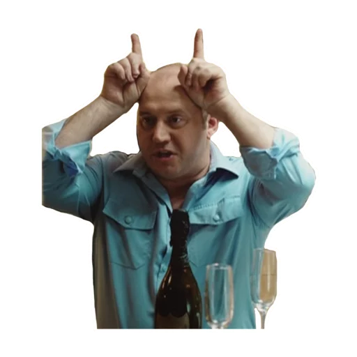 😈 Стикер «Полицейский с рублёвки. Володя» для Telegram