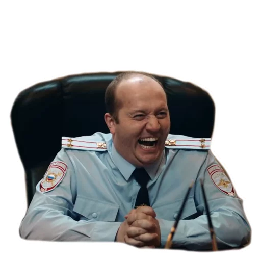 😃 Стикер «Полицейский с рублёвки. Володя» для Telegram