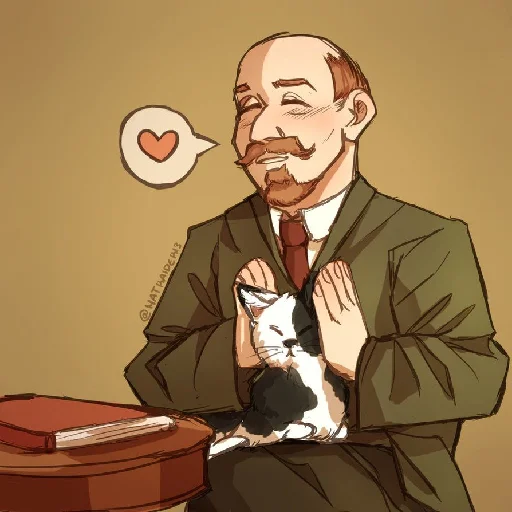 ❤️ Стикер «Владимир Ильич Ленин» для Telegram