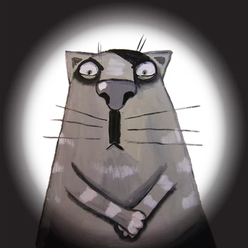 🐱 Стикер «Вася Ложкин» для Telegram