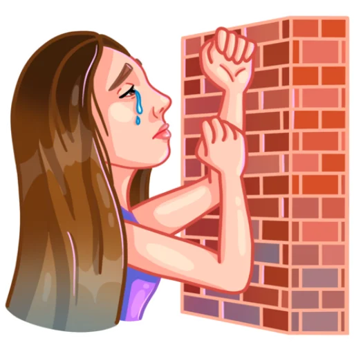 😢 Стикер «Стикерпак художницы» для Telegram