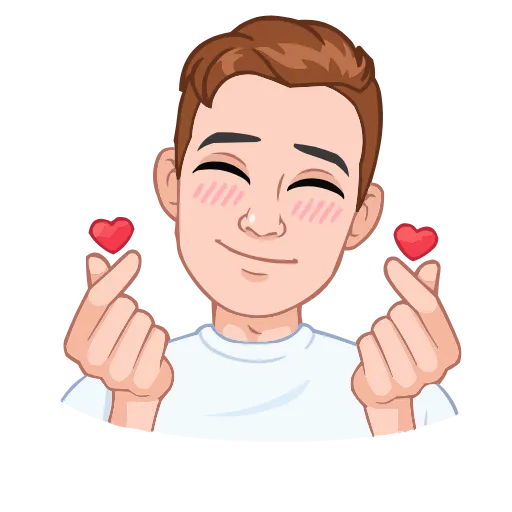 Стикер 8 Набор эмоджи с интеллигентным vmoji из ВК в HD качестве