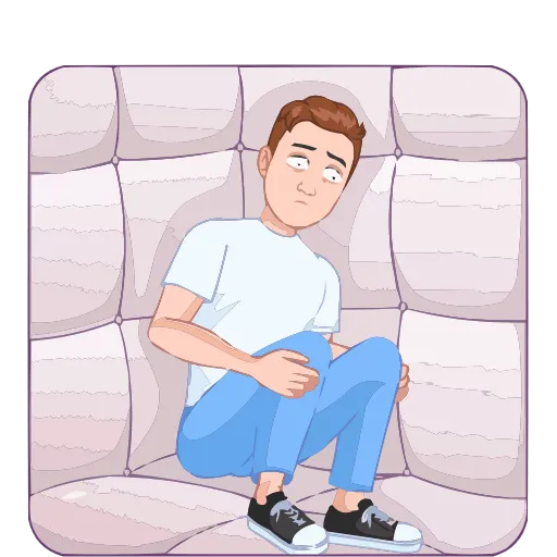 Стикер 17 Набор эмоджи с интеллигентным vmoji из ВК в HD качестве