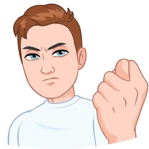 Стикер 6 Набор эмоджи с интеллигентным vmoji из ВК в HD качестве