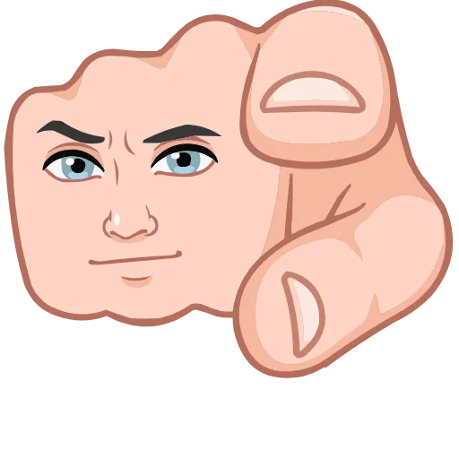 Стикер 21 Набор эмоджи с интеллигентным vmoji из ВК в HD качестве