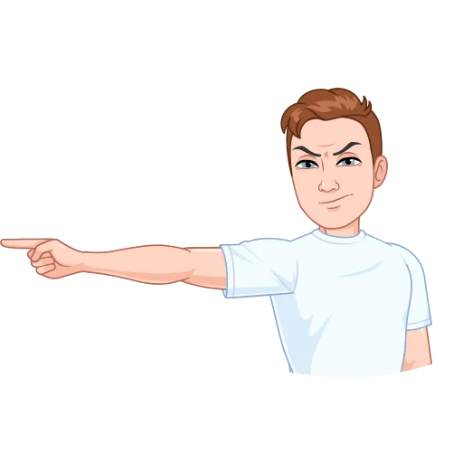 👈 Стикер «Интеллигентный vmoji Без Текста» для Telegram
