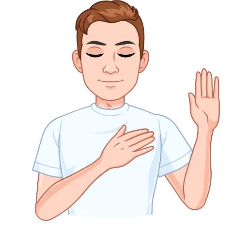 🫸 Стикер «Интеллигентный vmoji Без Текста» для Telegram