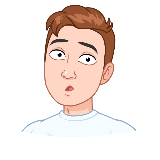 Стикерпак Интеллигентный vmoji Без Текста для Telegram