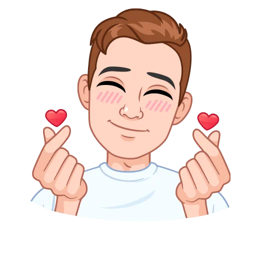 🫰 Стикер «Интеллигентный vmoji Без Текста» для Telegram