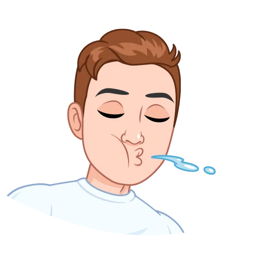 😗 Стикер «Интеллигентный vmoji Без Текста» для Telegram
