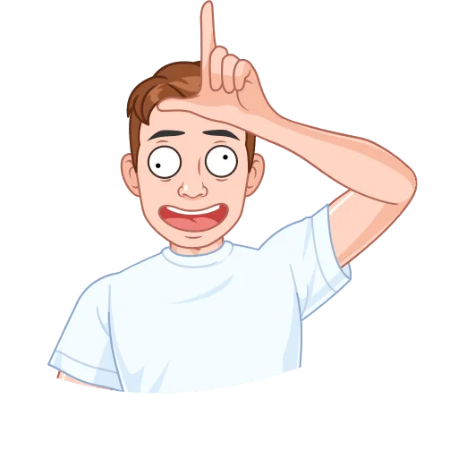 🤪 Стикер «Интеллигентный vmoji Без Текста» для Telegram