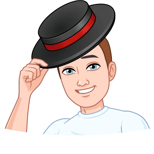 👋 Стикер «Интеллигентный vmoji Без Текста» для Telegram