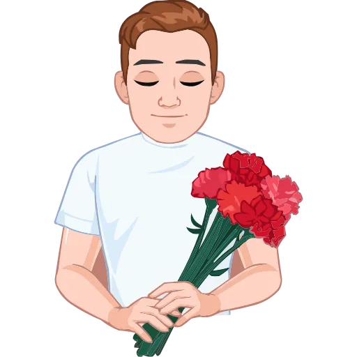 Стикер 6 Набор эмоджи с майскими vmoji из ВК в HD качестве