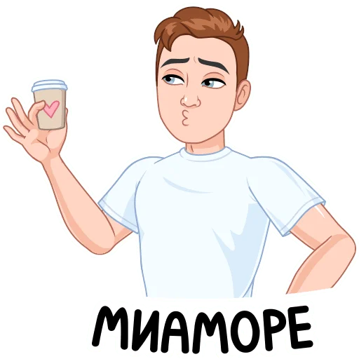 ☕️ Стикер «Мемный vmoji» для Telegram