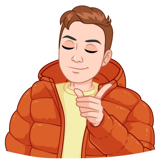 😌 Стикер «Мемный vmoji» для Telegram