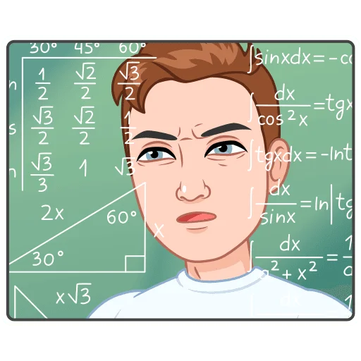 🌟 Стикер «Учебный vmoji» для Telegram